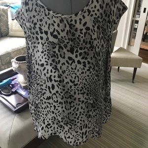 Joie Sleeveless Animal Print Blouse
